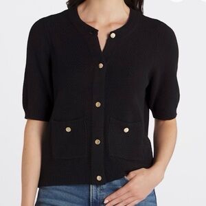 EUC Vero Moda Mae Short Sleeve Cardigan